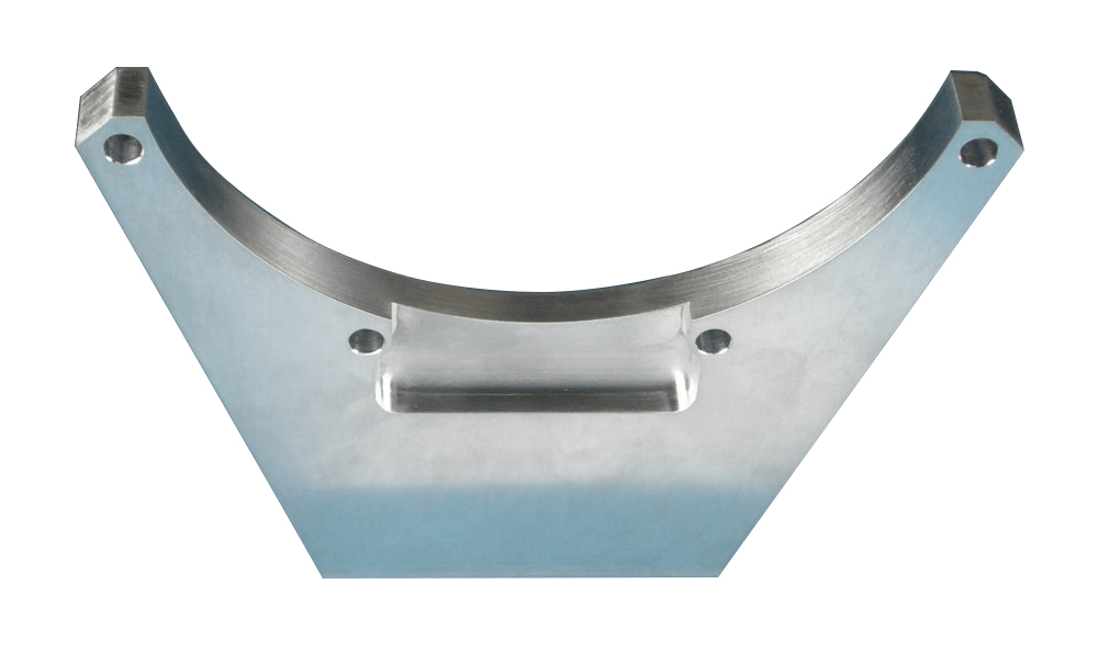 CNC milled aluminum brace