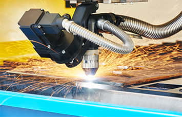 Plasma or laser cutting metalwork
