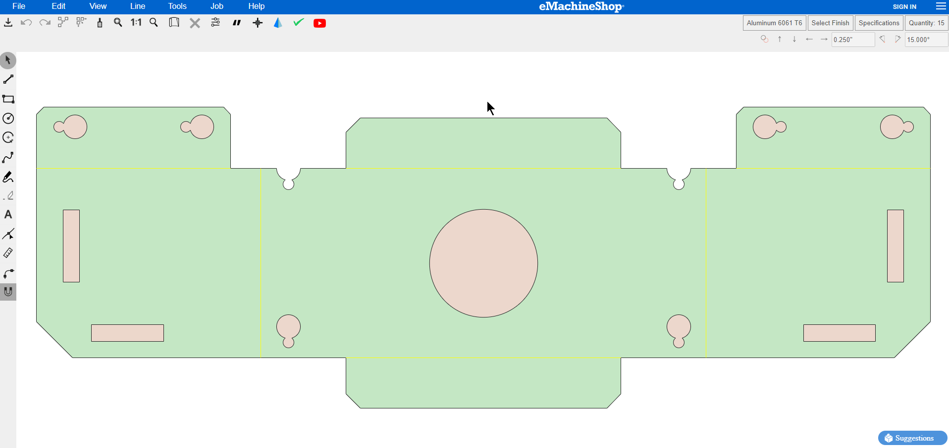 How do you design a CAD model for a sheet metal fabrication project?