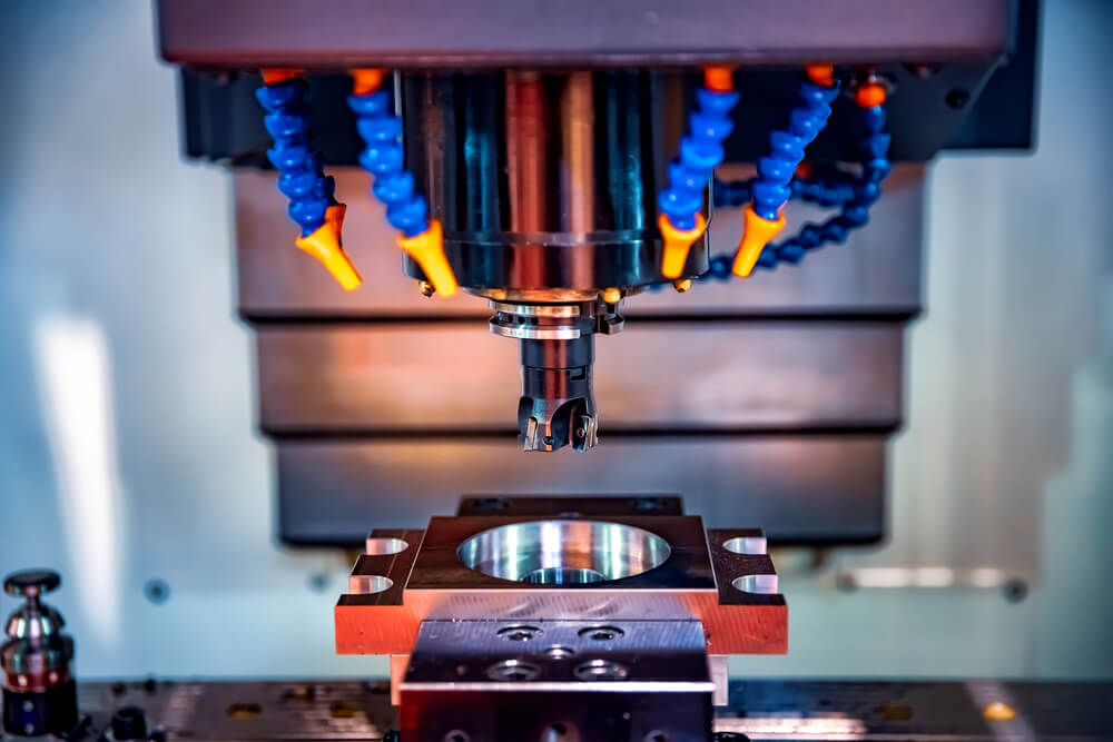 Metalworking CNC milling machine. — Photo