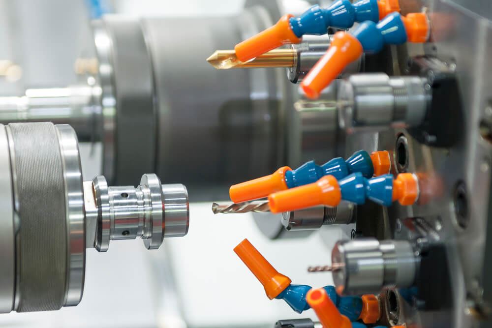 The CNC lathe or CNC Turning machine. — Photo